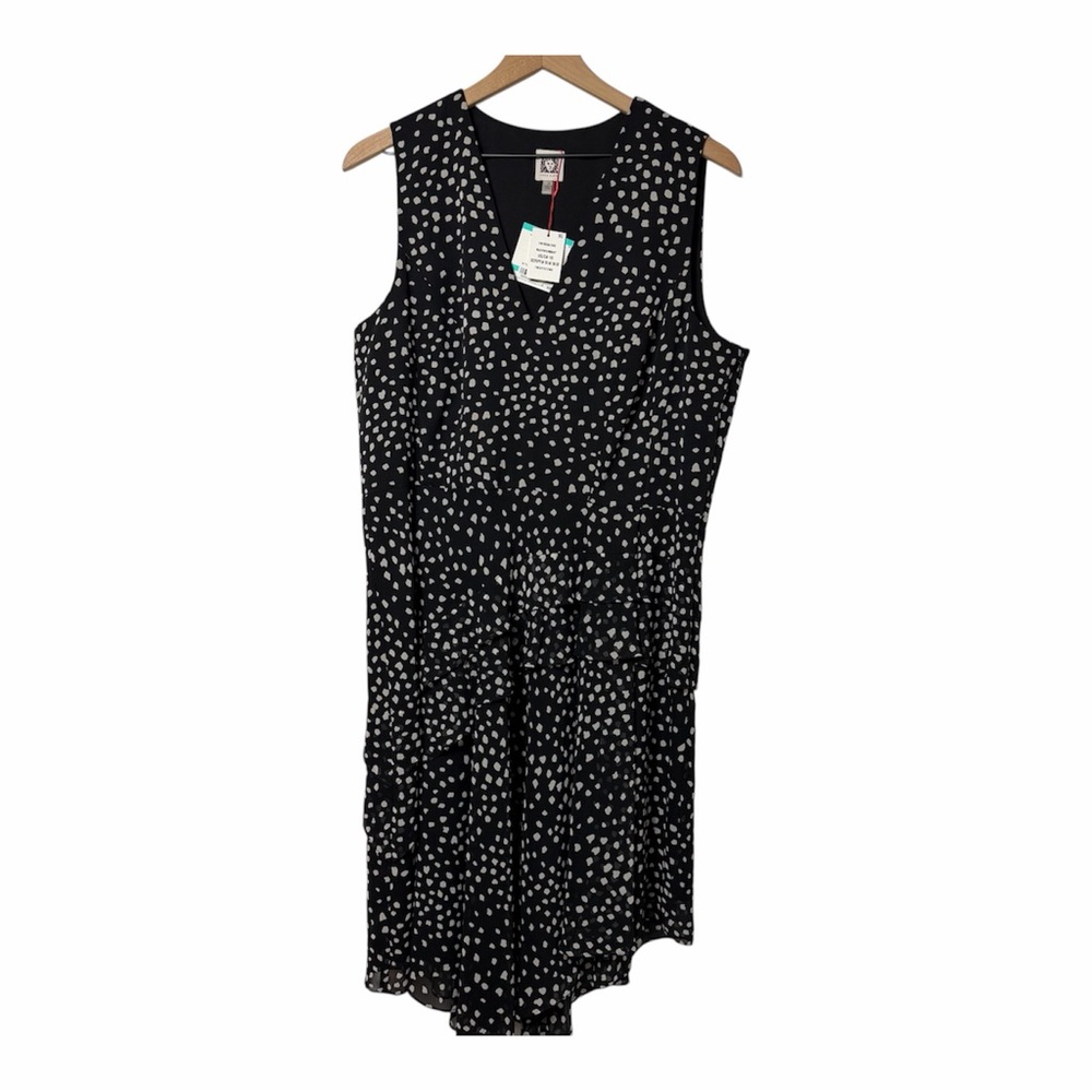 ANNE KLEIN POLKA DOT DRESS WOMEN'S SIZE 16 NWT
